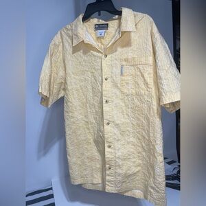 Columbia Men's Short Sleeve Button Up Shirt‎ XL
